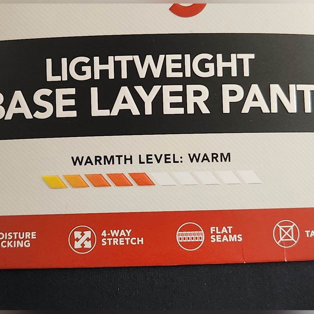 Wrangler Black Lightweight Base Layer Pant - Picture 2 of 3